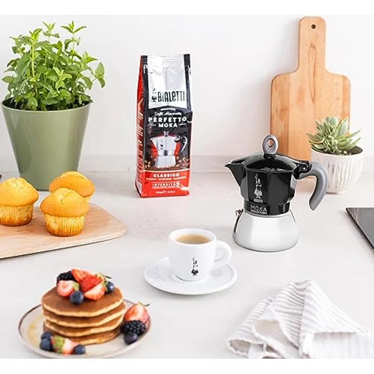 Bialetti New Moka Induction 2 Tassen Schwarz – Bild 5