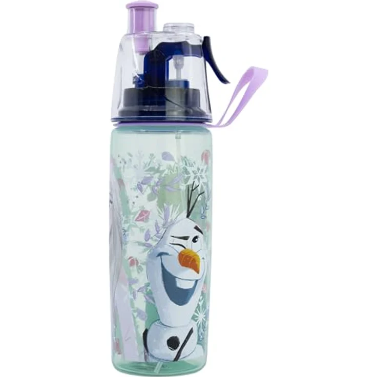 Storline Trinkflasche Disney Frozen Sprüh-Trinkflasche 575 ml mit Sprühfunktion, handlich und leicht – Bild 2