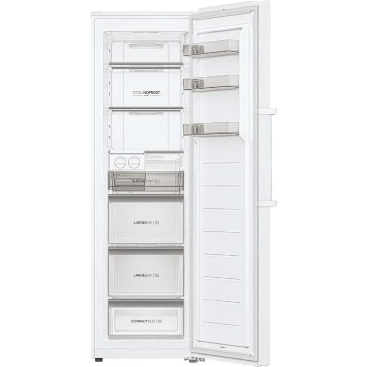 Haier H4F306WAH1 Gefrierschrank, 301 l Nutzinhalt, Total No Frost, Super Gefrierfunktion, Touchscreen-Display, Energieeffizienzklasse A, weiß