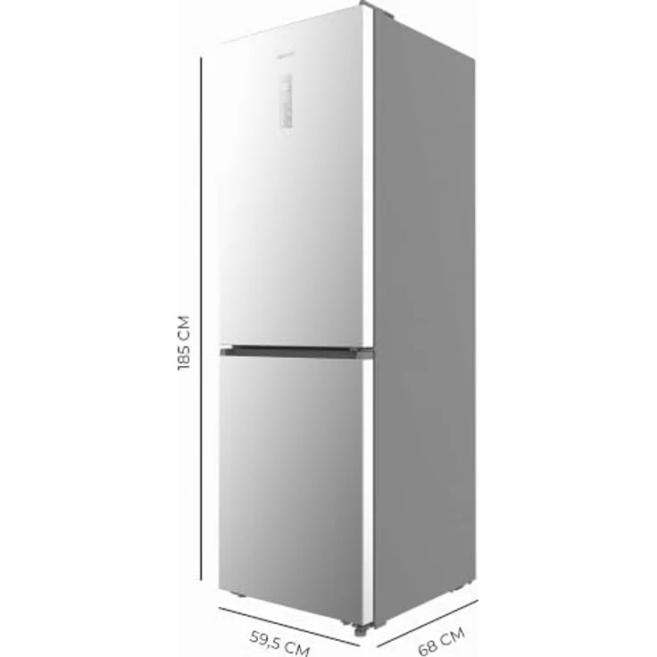 Cecotec Bolero CoolMarket Combi 409, 409 L Kühlschrank Kombi mit Total No Frost, Edelstahl, Inverter Kompressor Plus, 185 cm hoch, variabel mit MAX INSIDE Technologie – Bild 2