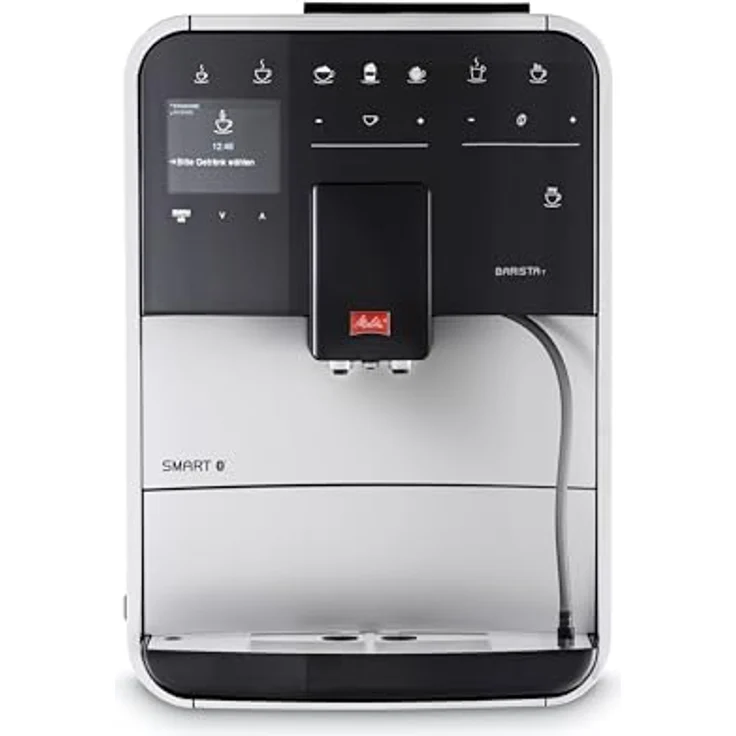Melitta Caffeo Barista T Smart F831-101, Kaffeevollautomat, Smartphone-Steuerung mit Connect App, One Touch Funktion, Silber – Bild 2