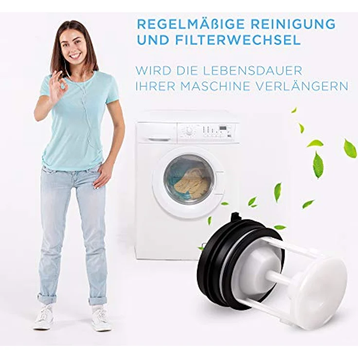 Whirlpool Ersatzteil Deckel für Ablaufpumpe, kompatibel mit Bauknecht, Ignis, Polar, Maytag, Privileg, Tegran – Bild 7