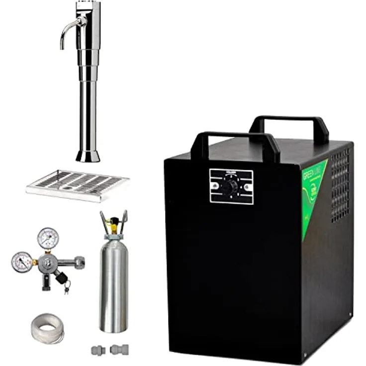 Wassersprudler mit Kühlung 25 L/h Zapfstelle Classic Puls OHNE Filter Set