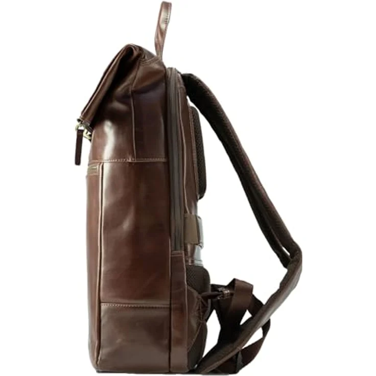 Jost Skagen Business-Rucksack aus Leder, 44 cm mit Laptopfach, braun – Bild 4