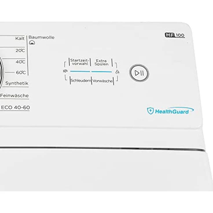 Midea MF100T70B-12A Toplader Waschmaschine 7kg / AquaStop/Starzeitvorwahl/Trommelreinigung/XL Türöffnung/Soft Opener – Bild 3