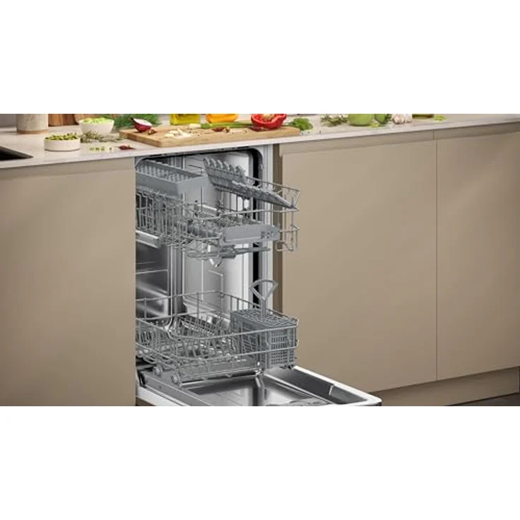 Neff S853HKX20E EB-Geschirrspüler, vollintegrierbar, 45 cm, 46 dB, 10 Maßgedecke, 6 Programme, Home Connect-fähig – Bild 4