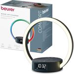 Beurer WL 65, Lichtwecker mit Sonnenaufgangssimulation, induktiver Ladestation und 6 Melodien