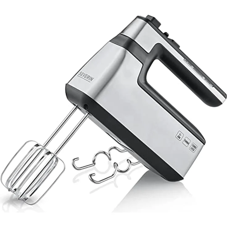 SEVERIN Kabelloser Handmixer, Handrührgerät ohne Kabel inklusive Knethaken mit ca. 120 Minuten Laufzeit, wiederaufladbarer Handrührer für die Küche, HM 3843: Tests, Infos & Preisvergleich