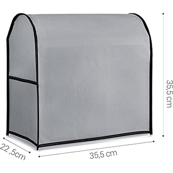 Doojoayie Toaster-Staubschutz-Abdeckung - 3 Größen (S/M/L), Polyester, Mit Griff & Seitentaschen, Dekorativ