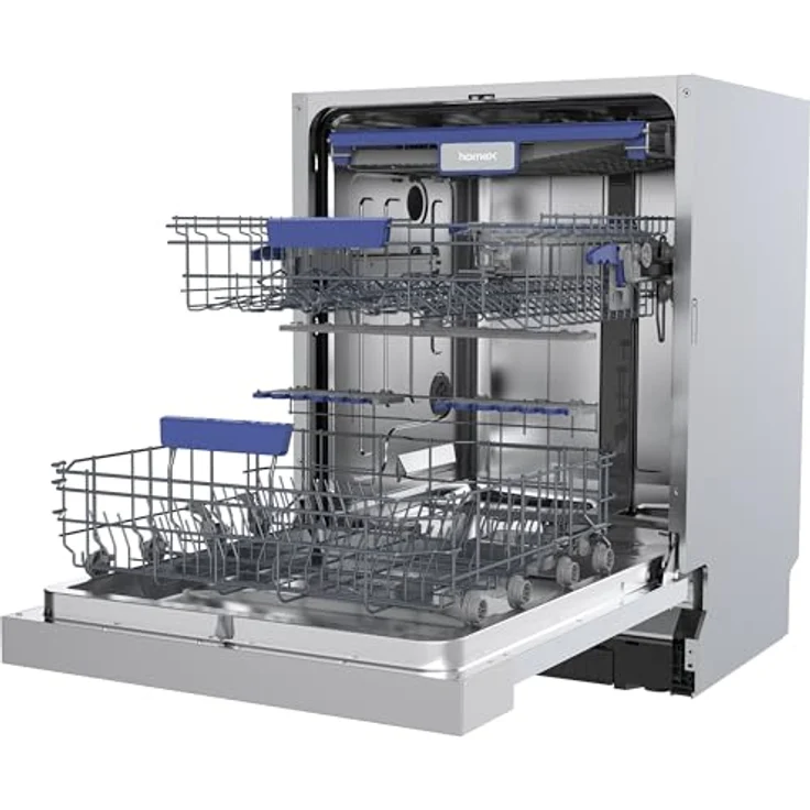 homeX DWSI601442A Geschirrspüler 60 cm, teilintegrierbar, 14 Maßgedecke, 9 Programme, leiser Betrieb 42 dB, Energieeffizienzklasse A – Bild 14