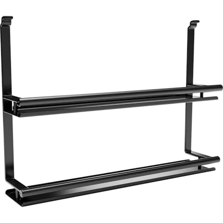 SOTECH Kesseböhmer Linero style Gewürzbord schwarz 2-etagig 380 x 80 x 271 mm zum Einhängen