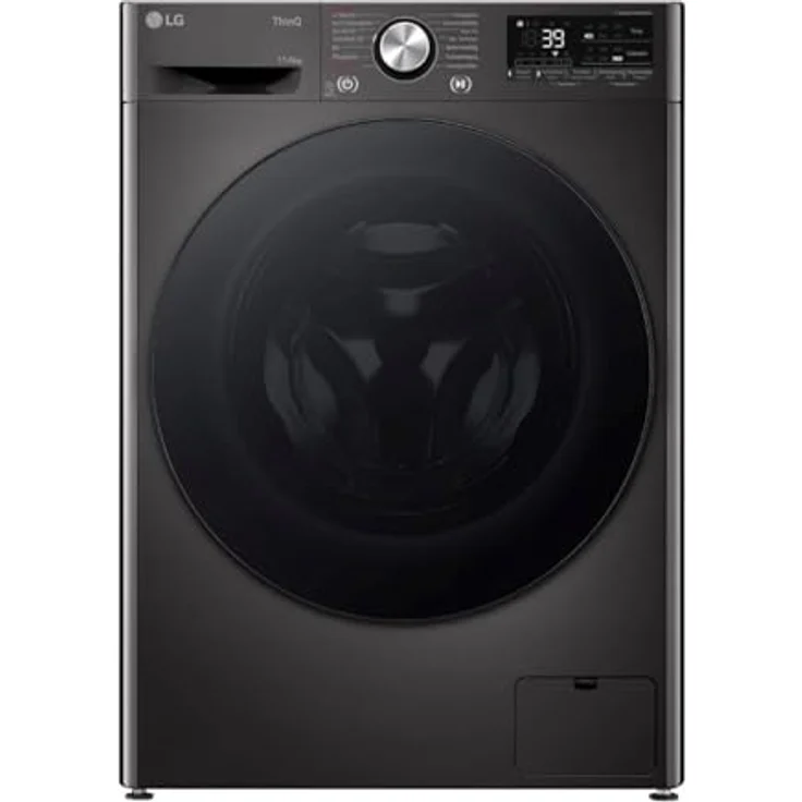 LG W4WR70E6YB, Waschtrockner, Schwarz – Bild 1