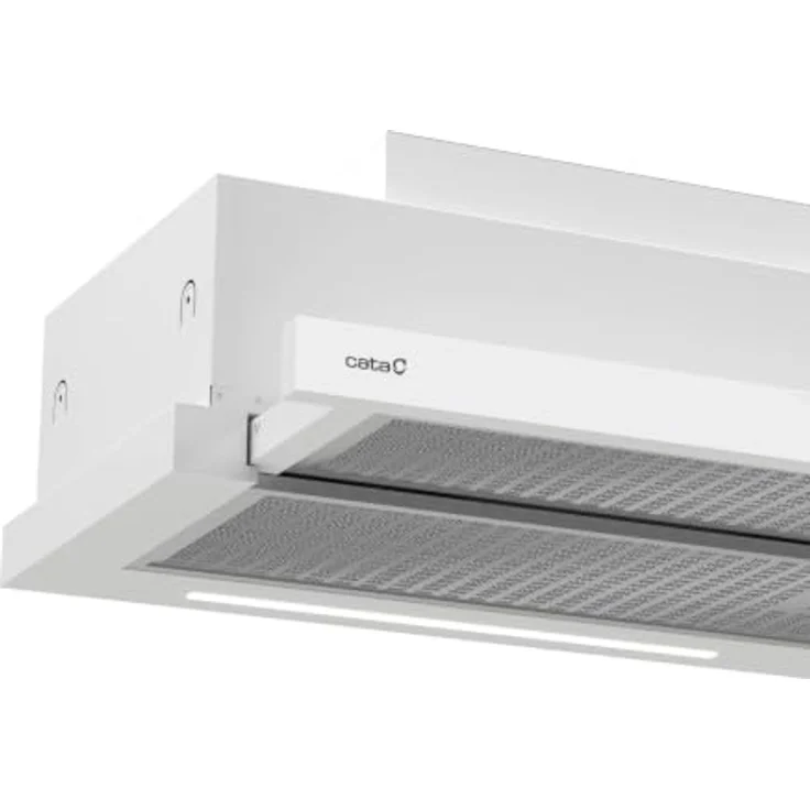 CATA TFH 6830 GWH Dunstabzugshaube, 60 cm, 795 m³/h, 6 Geschwindigkeiten, Touch-Steuerung, bürstenloser Motor, dimmbare LED, Energieeffizienzklasse A+++, Weiß – Bild 4