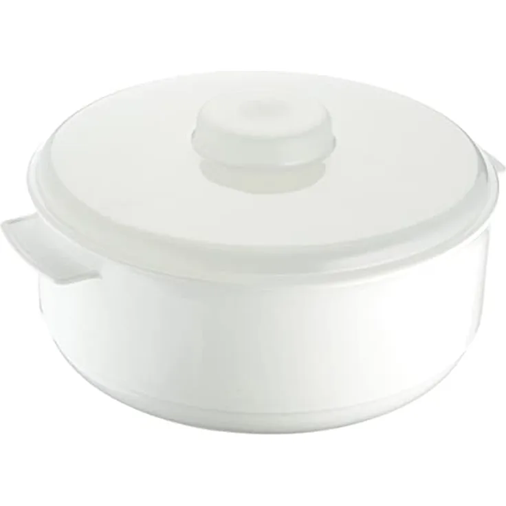 Rechberger Mikrowellenschüssel-Set 3-tlg., temperaturbeständig bis 110 °C, Kunststoff, Volumen: 0,5 / 1,0 / 2,0 l