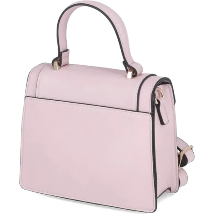 L.Credi Konstanze Handtasche, 20 cm, rosa, 100% Polyurethan – Bild 3