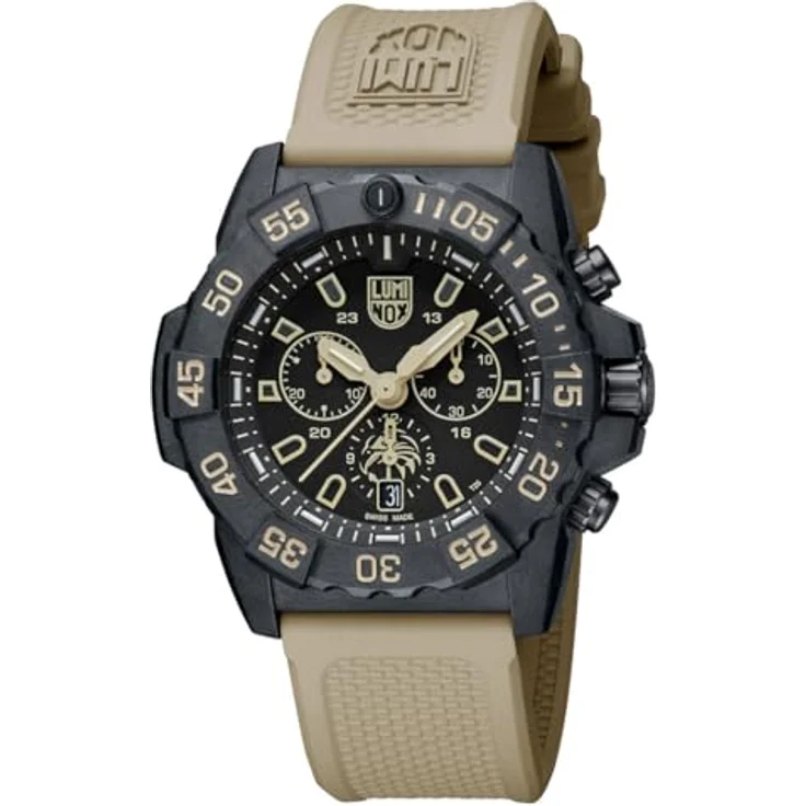 Luminox Herren Chronograph Schweizer Quarzwerk Uhr mit Gummi Armband XS.3590.NSF.Set – Bild 3
