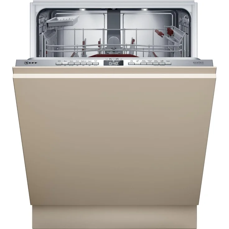 Neff Excellent N50 S155EBX05D, vollintegrierter Einbaugeschirrspüler 60cm mit Home Connect, Open Dry, 13 Maßgedecken, A Energieeffizienzklasse