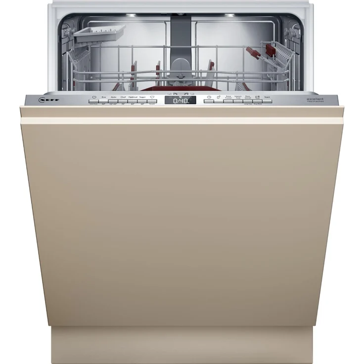 Neff Excellent N50 S155EBX05D, vollintegrierter Einbaugeschirrspüler 60cm mit Home Connect, Open Dry, 13 Maßgedecken, A Energieeffizienzklasse
