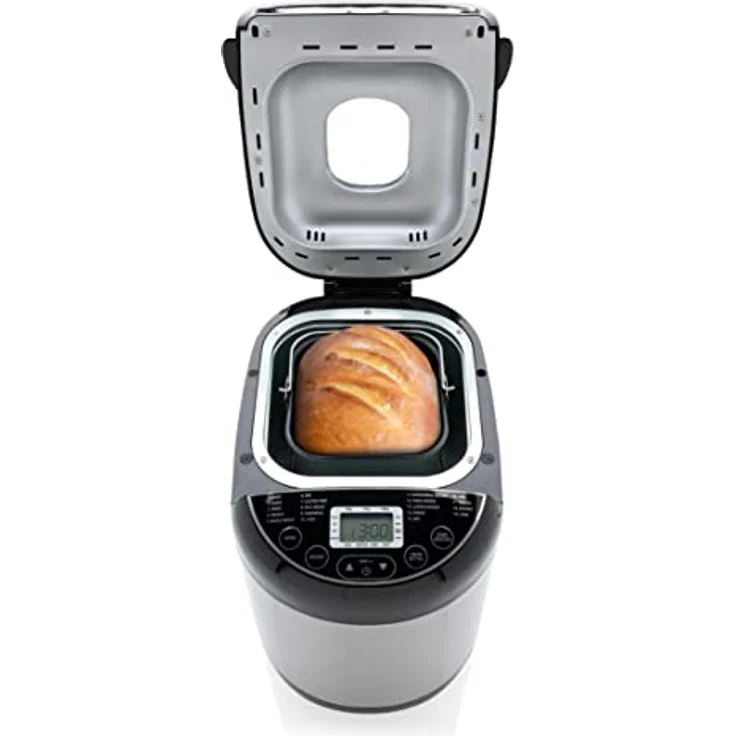 Brabantia BBEK1114 Brotbackautomat, 19 Programme, Edelstahl, mit Warmhaltefunktion und 15-Stunden-Auslösetimer – Bild 6