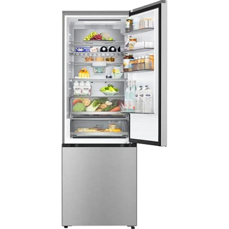 LG GBBW726AMB, Kühl-Gefrierkombination mit 465 l Volumen, Energieeffizienz A, Fresh Zone Fach, Silber – Bild 5