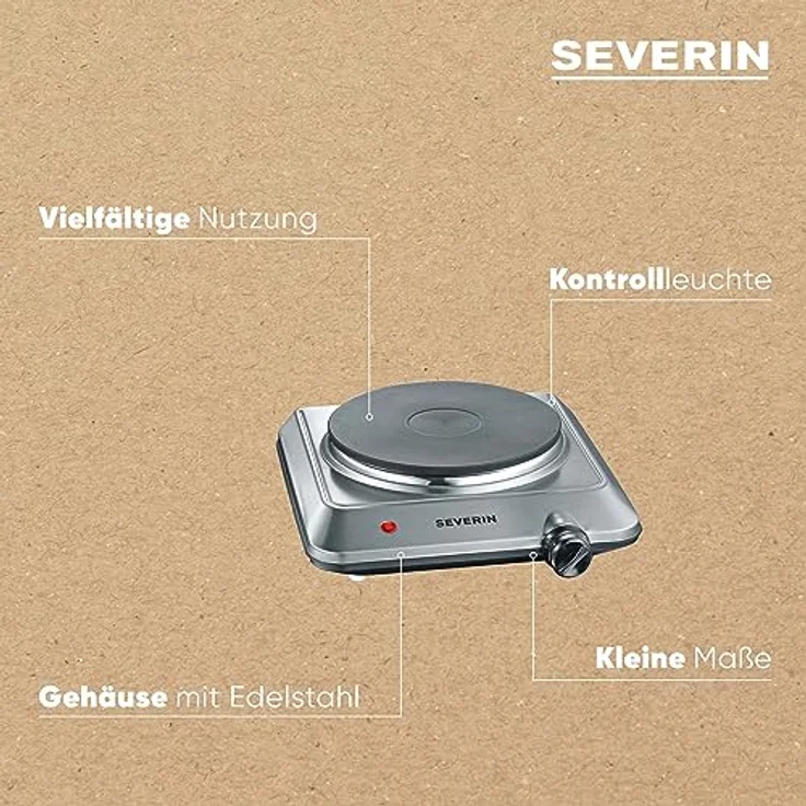 Severin KP 1092, Kochplatte, Betriebsart elektrisch – Bild 5