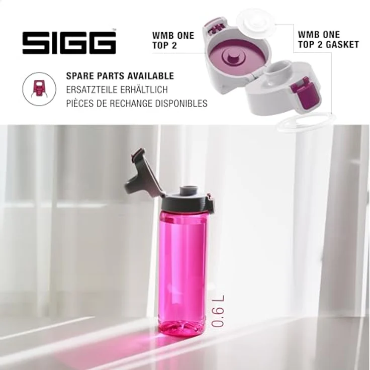 SIGG Trinkflasche TOTAL COLOR Berry 1L, beere – Bild 5