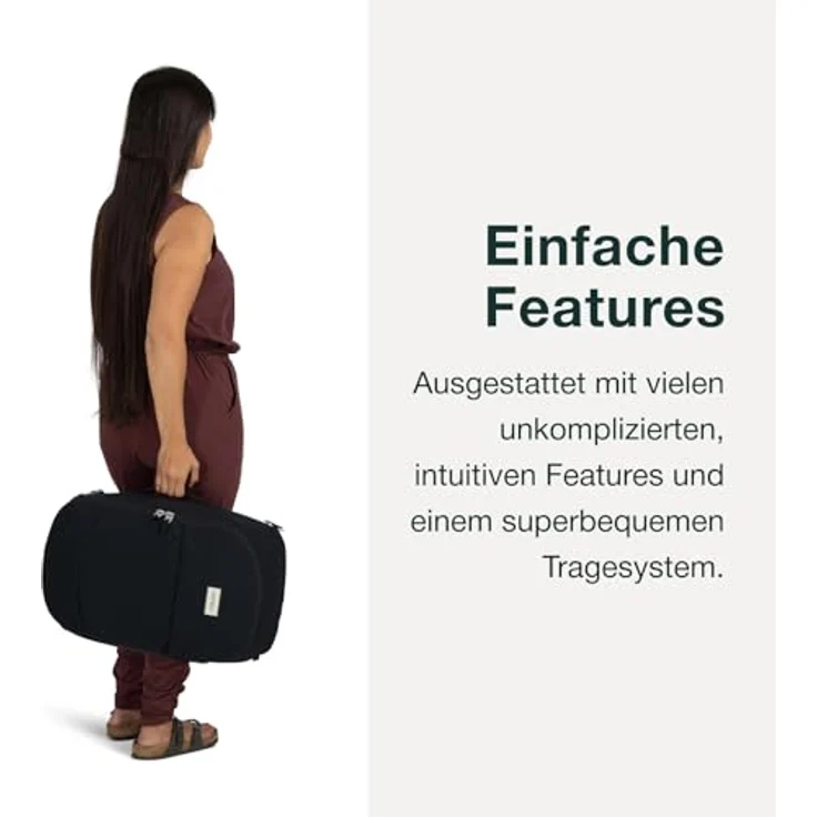 Osprey Arcane Weekender Reisetasche 54 cm, schwarz, 100% Nylon, kompakte Maße 54 x 13 x 32 cm – Bild 5