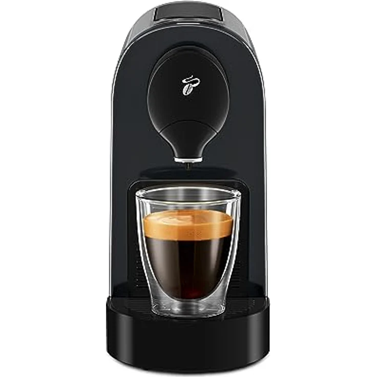 Tchibo Cafissimo „Pure plus“ Kaffeemaschine Kapselmaschine inkl. 30 Kapseln für Caffè Crema und Espresso, 0,8l, 1250 Watt, Schwarz - Benutzerfreundliche Kapselmaschine mit Drei-Druck-Brühsystem und nachhaltigen Kapseln – Bild 3
