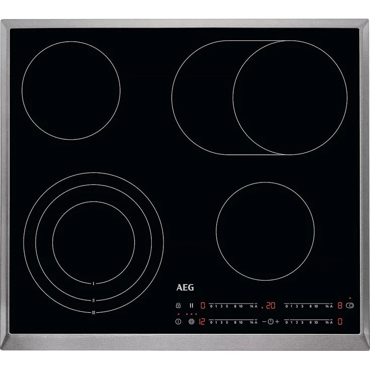 AEG Elektro-Kochfeld HRB64470XB, Glaskeramik Induktionskochfeld, autark, Touch-Control, schwarz – Bild 1