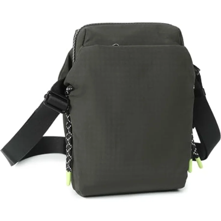 Hedgren String Sipho Mini Bag, Umhängetasche 13 cm, schwarz, mit Reißverschluss und Schlüsselhalter – Bild 4