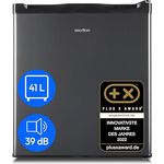 MEDION mini Kühlschrank (mit Eisfach, 41 Liter Nutzinhalt, klein, höhenverstellbare Füße, für Getränke Speisen Eis, wechselbarer Türanschlag, MD37724)