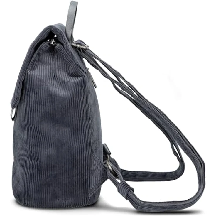 Zwei Mademoiselle.M City Rucksack, 29 cm, grau, aus 100% Polyurethan, kompakt und leicht – Bild 7