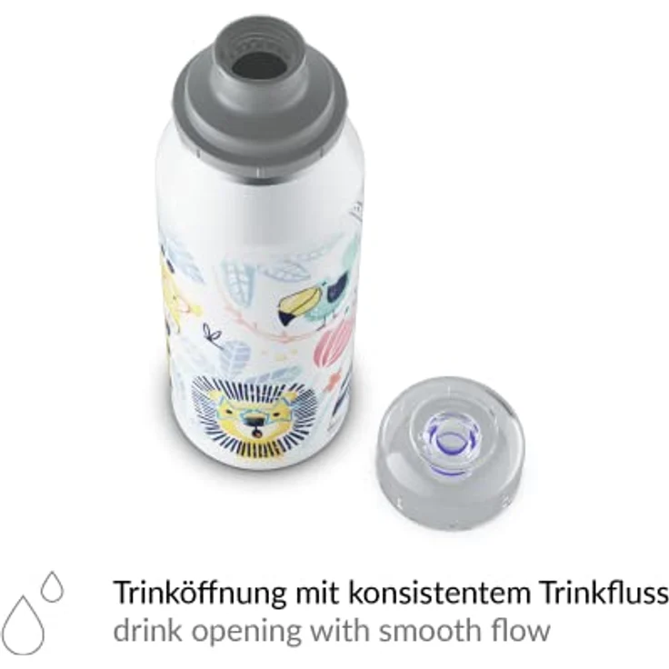 alfi isoBottle Isolier-Trinkflasche, Edelstahl, Weiß, 350ml – Bild 5