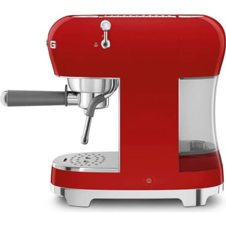 Smeg ECF02RDEU Siebträger Espresso-/Kaffemaschine Rot, Siebträgermaschine, Rot – Bild 2
