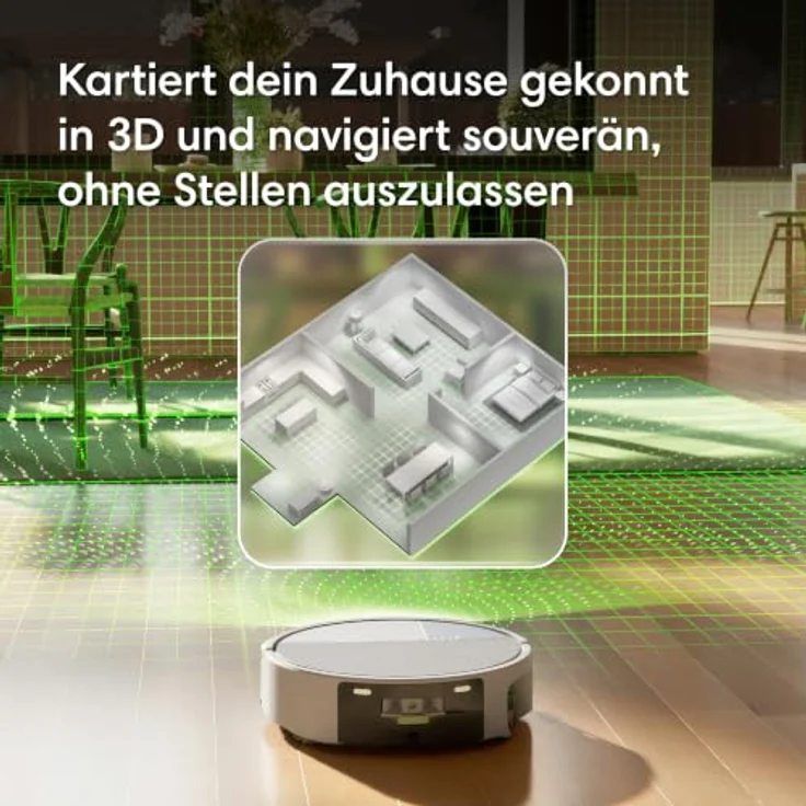 iRobot Roomba Max 775 Combo Roboter, Beutellos, AutoWash Dock, 30.000 Pascal Saugkraft, Gyroskop, Weiß – Bild 9