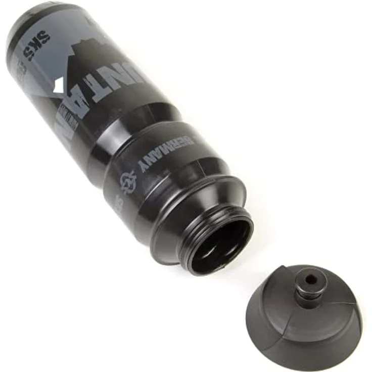SKS Trinkflasche Mountain, 750 ml, auslaufsicher und ergonomisch, schwarz – Bild 3