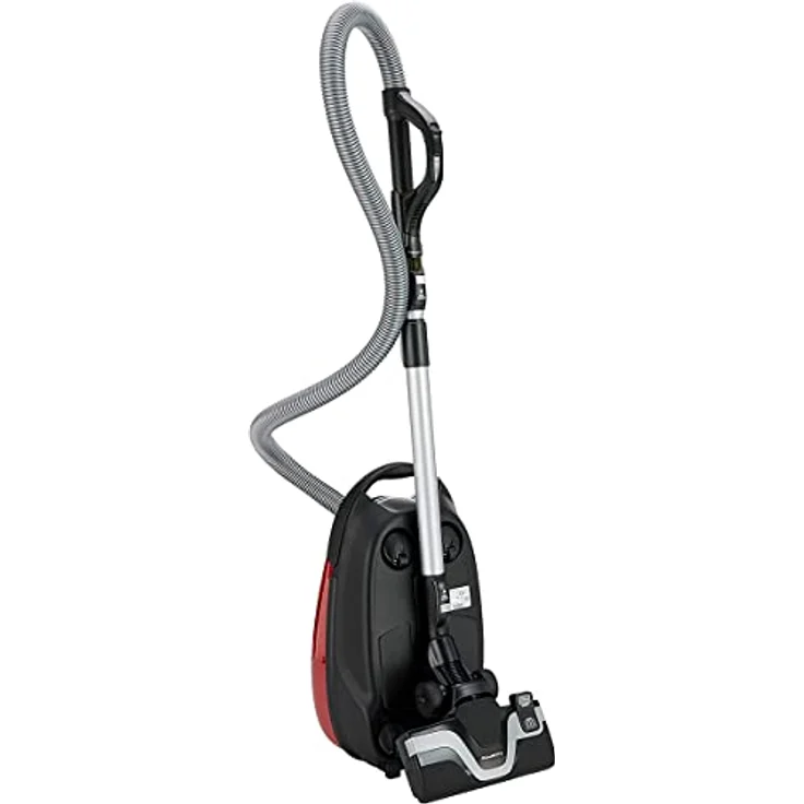 Rowenta RO7473EA Silence Force Allergy+ Bodenstaubsauger mit Beutel (große Staubbeutelkapazität: 4,5 Liter, extrem leise, hocheffiziente Bodendüse, langlebiger EffiTech-Motor) schwarz-rot – Bild 2
