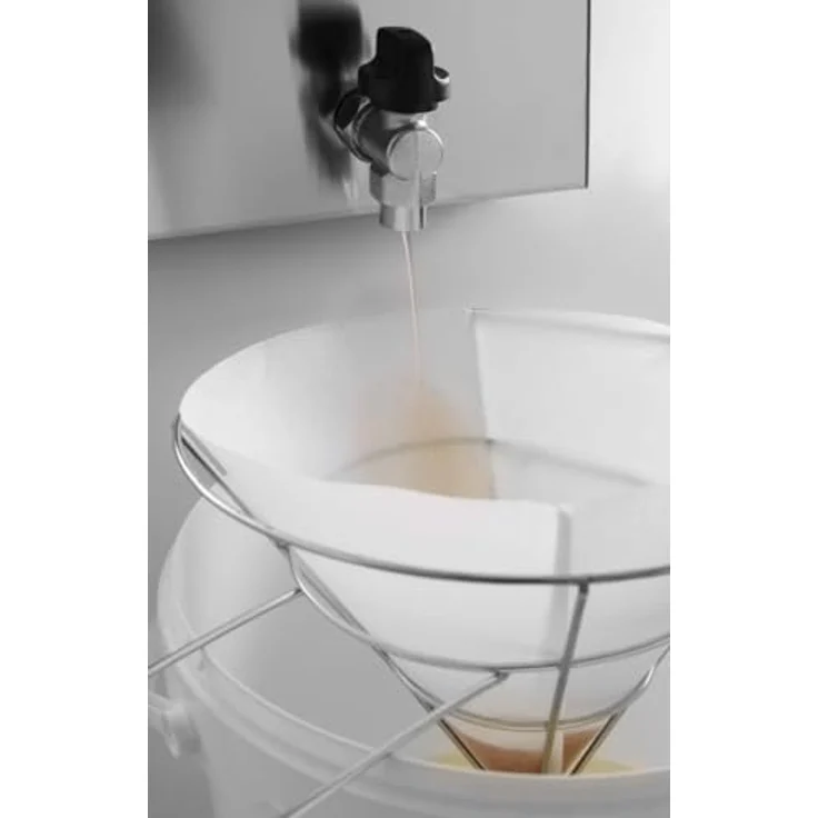 HENDI Fettfilter für Friteusen, Stückzahl: 50, Aus Viskose (syntetische Seide), 254x254mm – Bild 5