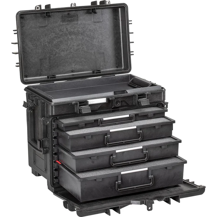 Explorer Cases 5140 Trolley Schwarz mit Schaumstoff-Fächer, wasserdicht, robust & lebenslange Garantie – Bild 1