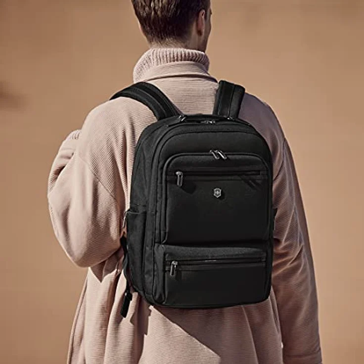 Victorinox Werks Professional Businessrucksack, 45 cm mit Laptopfach, schwarz, 100% Polyamid – Bild 2