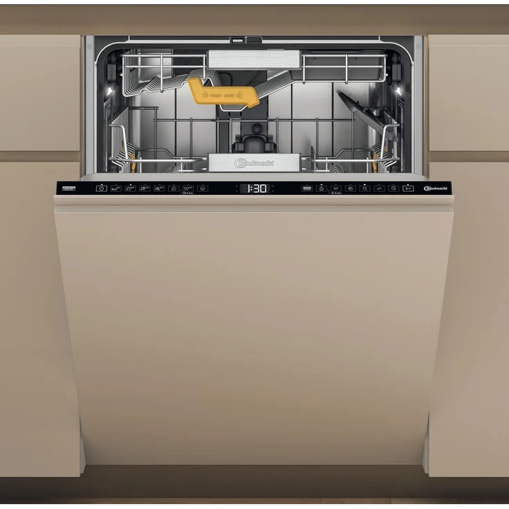 BAUKNECHT B8I HF58 TUC Einbau-Geschirrspüler vollintegriert 60 cm (B, Vollintegrierbar, Besteckschublade, Besteckkorb, 14 Maßgedecke, AquaStop)