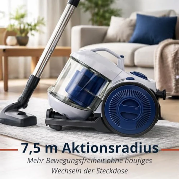 DIRT DEVIL DD2503, Bodenstaubsauger ohne Beutel mit 800W, ideal für Stauballergiker – Bild 4