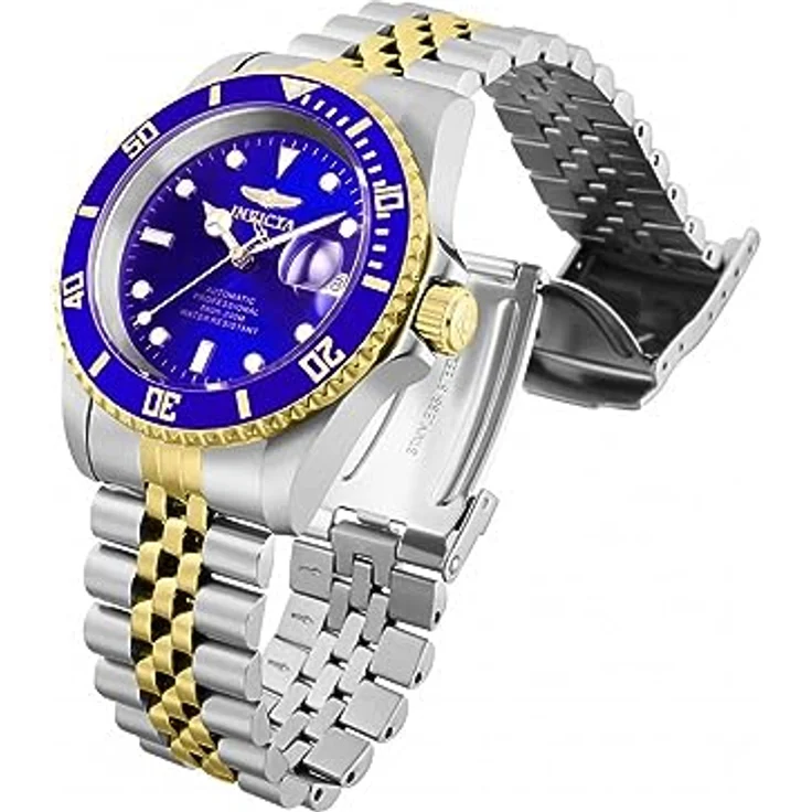 Invicta Pro Diver Automatikuhr, Edelstahl Herren, 42mm, blau, 20 bar wasserdicht – Bild 2
