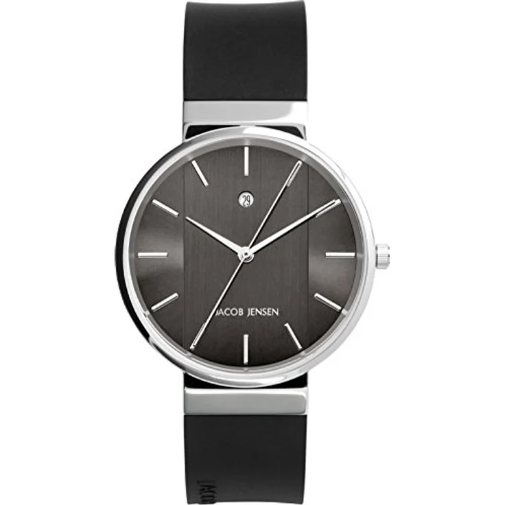 Jacob Jensen Unisex-Armbanduhr Analog Quarz Kautschuk JACOB JENSEN NEW SERIES NO. 738, Zeitmesser – Bild 2