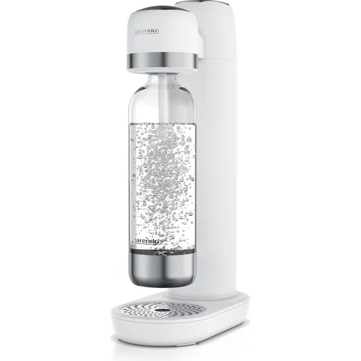 Arendo Wassersprudler Soda Streamer SODA MAKER, 1000 ml Flasche, kompatibel mit 60 l CO2-Zylindern, BPA-frei, individuell dosierbar, kompakt, inkl. PET-Flasche