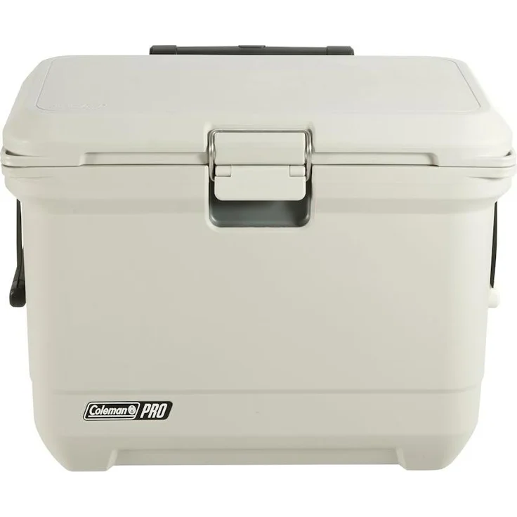 Coleman Pro 55qt Wheeled, Kühlbox mit 52 l Volumen, Vollschaumisolierung, antibakterieller Innenverkleidung und Teleskopgriff