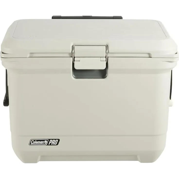 Coleman Pro 55qt Wheeled, Kühlbox mit 52 l Volumen, Vollschaumisolierung, antibakterieller Innenverkleidung und Teleskopgriff