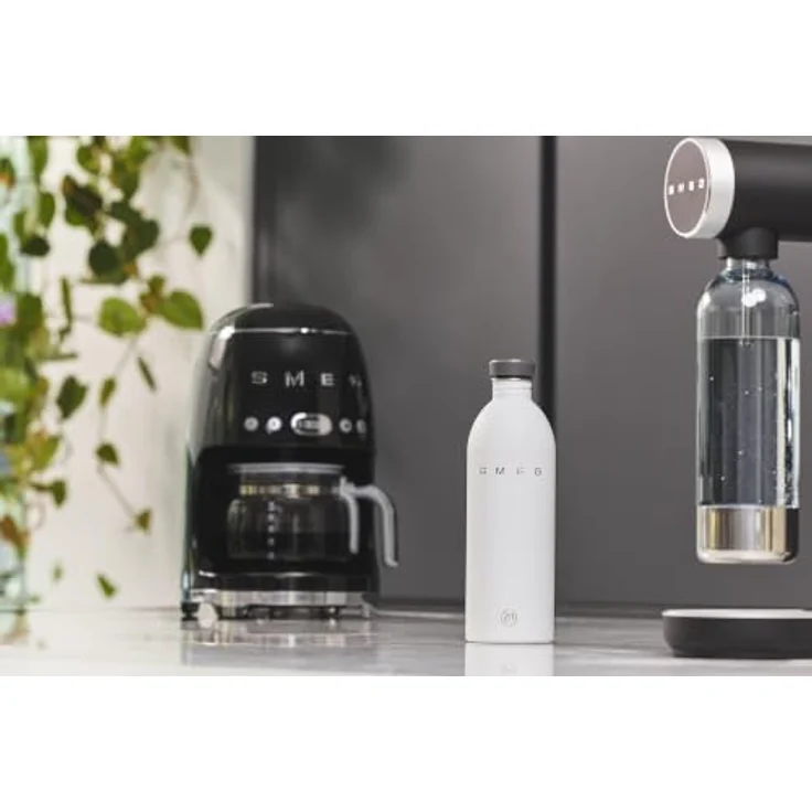 Smeg Trinkflasche WBF02WH, Edelstahlflasche 1 Liter, lebensmittelecht, leicht, weiß – Bild 6