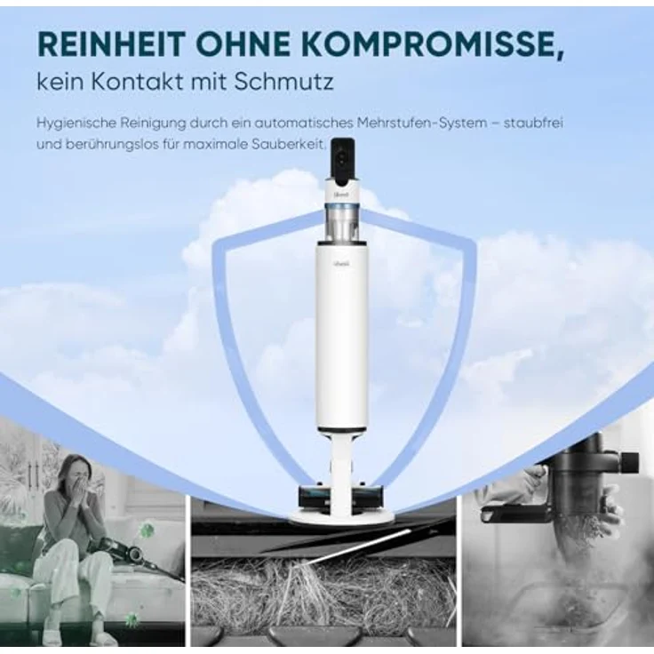 Levoit AERO Akku Staubsauger mit 60 Tagen handsfrem Reinigung, 99,999% HEPA Effizienz, Anti-Tangle für Tierhaare und Hartböden, kabellos, Laufzeit bis 150㎡ – Bild 2