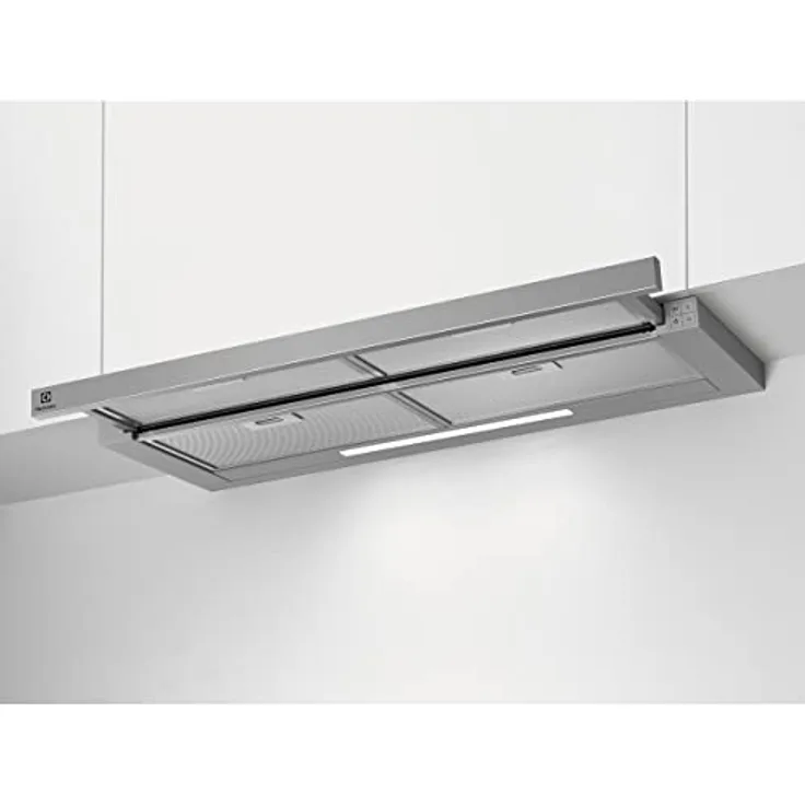 AEG Electrolux Flachschirm-Dunstabzugshaube LFP419X, 90cm, Abluft oder Umluft, mit LED-Beleuchtung und Standard-Fettfilter